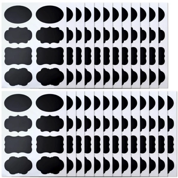 MKB 200 x Reusable Chalkboard Labels