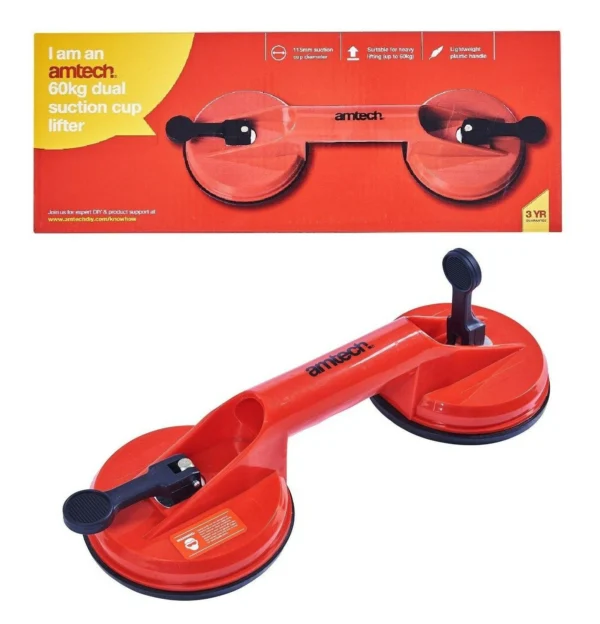 MKB Dual Suction 60kg Cup Lifter  – Aluminium
