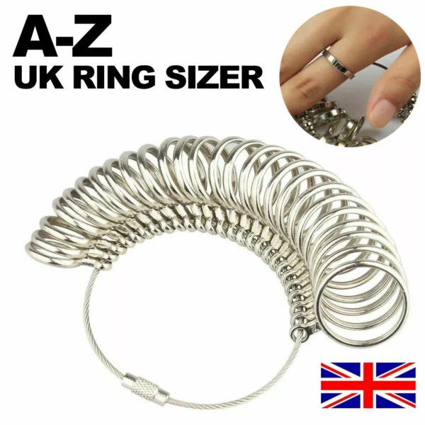 MKB Ring Sizer Gauge UK A–Z Reusable Tool