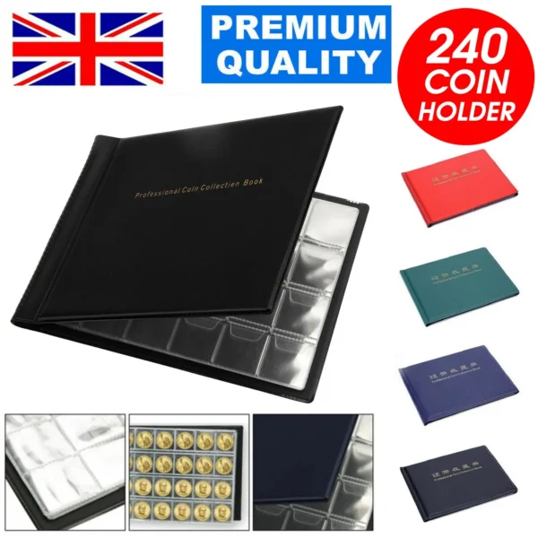 MKB 240 Pocket Coin Collector Book