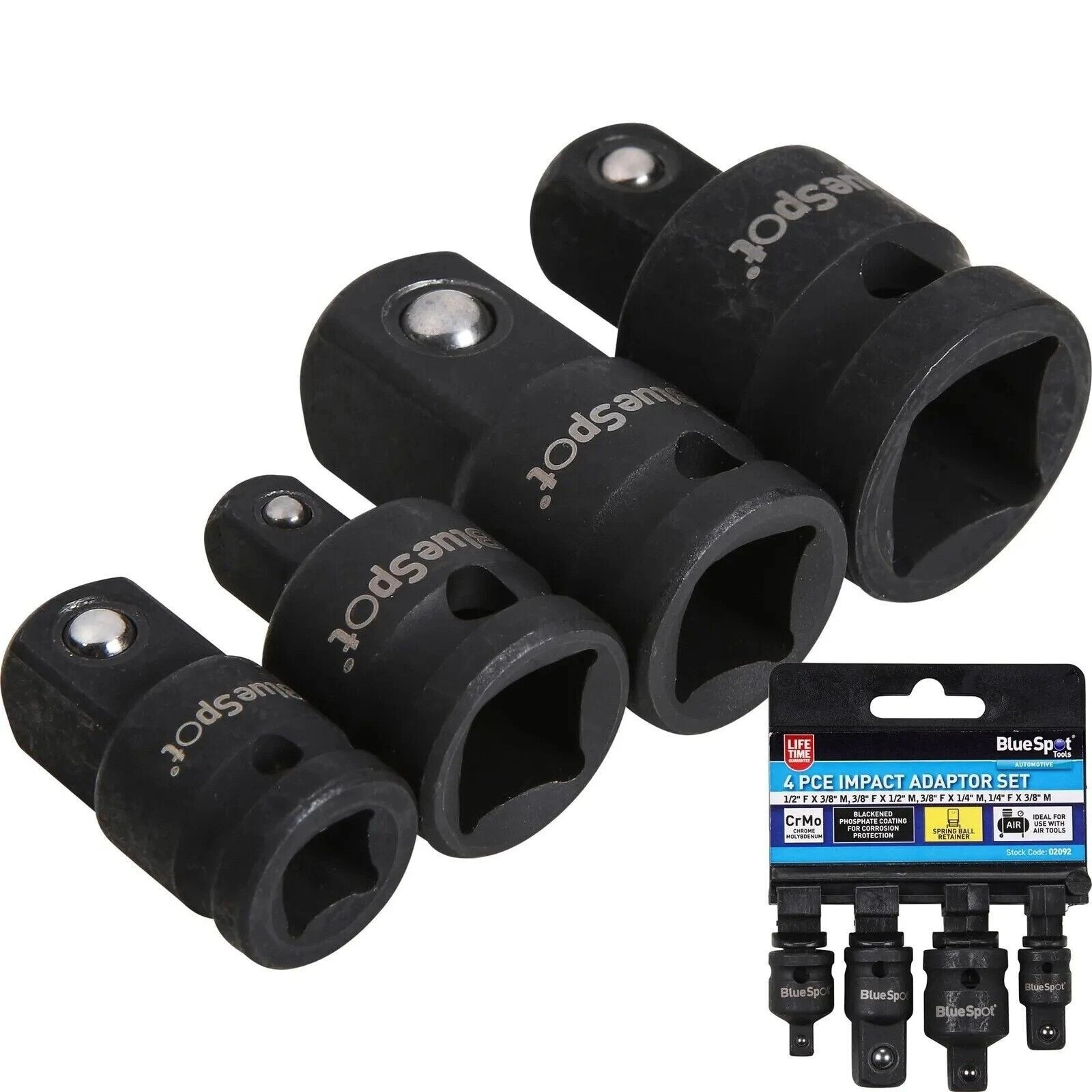 MKB Blue Spot 4PC Impact Socket Adapter Set