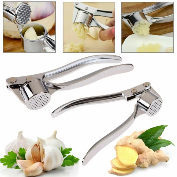 MKB Stainless Steel Garlic Crusher