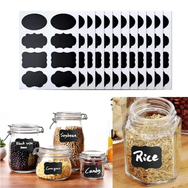 MKB 200 x Reusable Chalkboard Labels