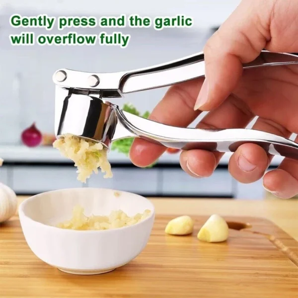 MKB Stainless Steel Garlic Crusher