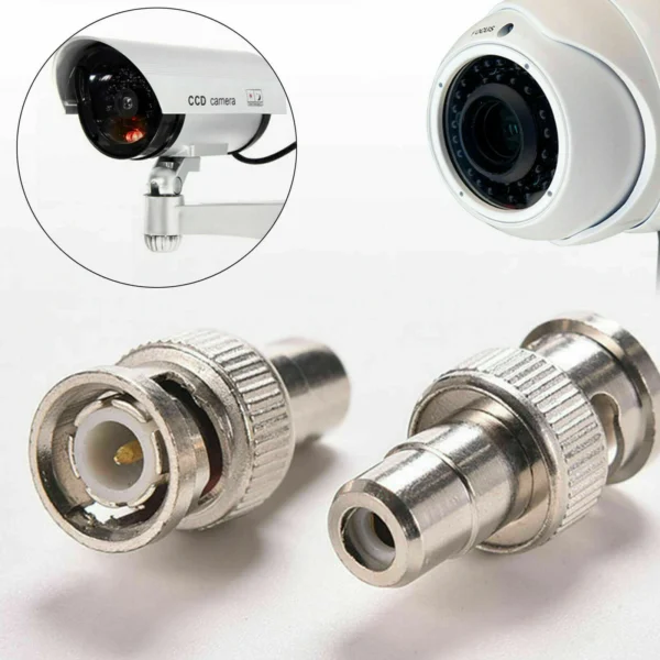 MKB Male RCA to BNC CCTV Adapter