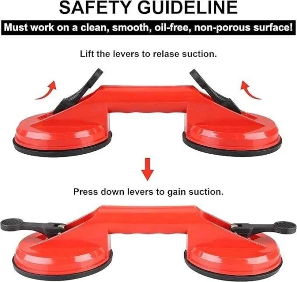 MKB 2X 4.7 Glass Suction Cup Lifter