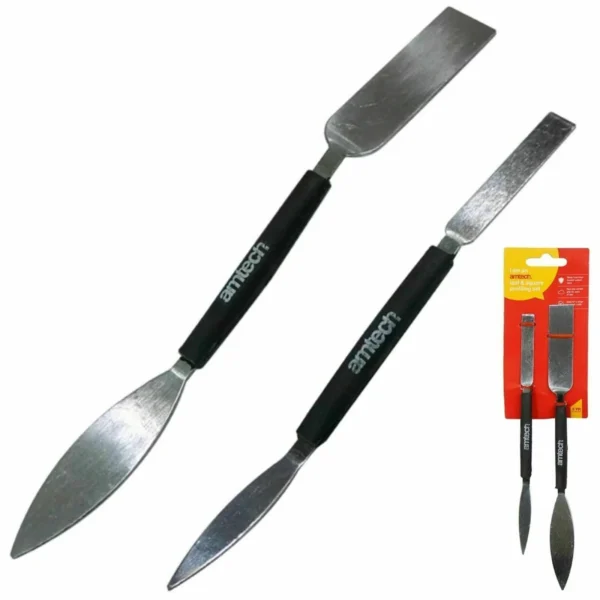 AMTECH 2PC Square Leaf Trowel Set