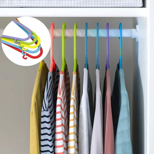 MKB 10x Kids Plastic Clothes Hangers
