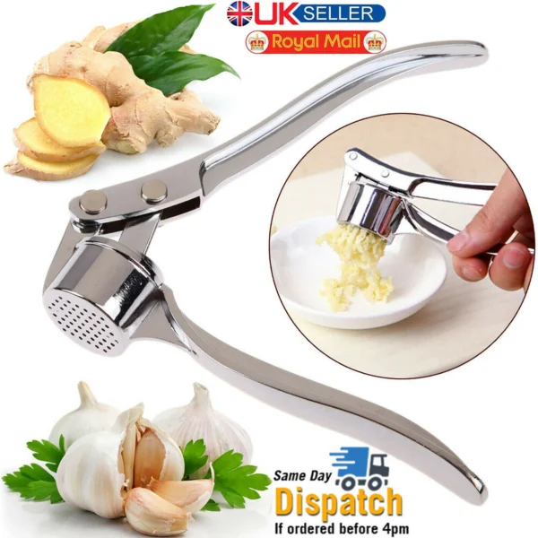 MKB Stainless Steel Garlic Crusher
