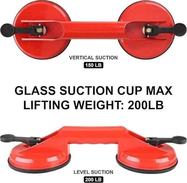MKB 2X 4.7 Glass Suction Cup Lifter