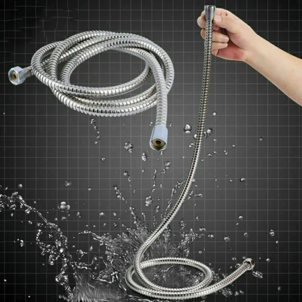 MKB 1.5M Chrome Shower Hose Pipe