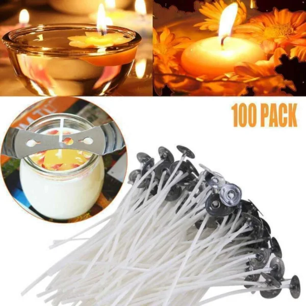 MKB 150mm Candle Wicks Pre-Waxed