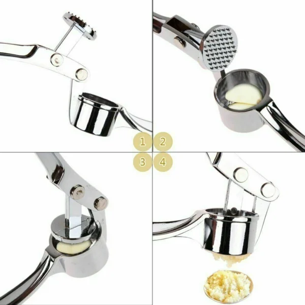 MKB Stainless Steel Garlic Crusher