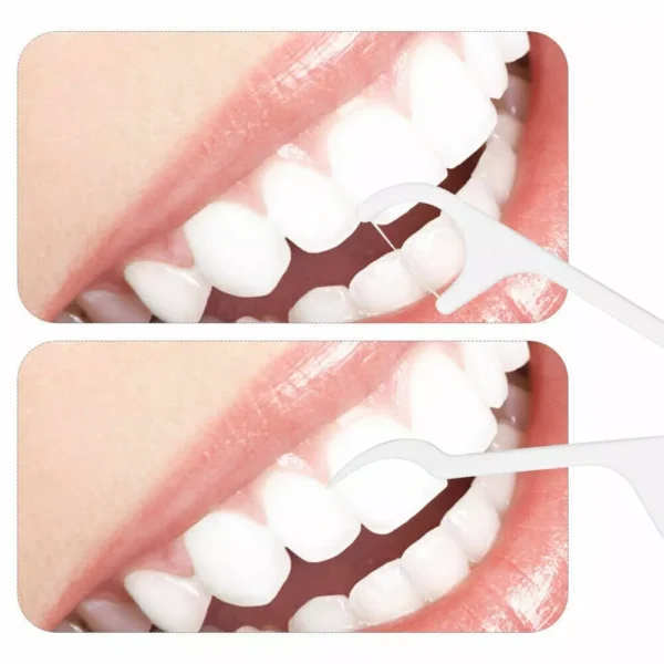 MKB 50PCS Teeth Floss Picks Oral Care
